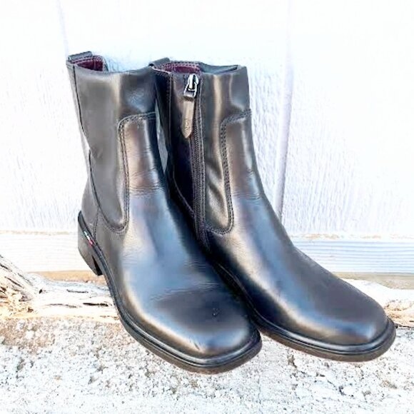 WOMEN'S FRANCO SARTO ANKLE BOOTS-BLACK SIZE - Picture 1 of 5
